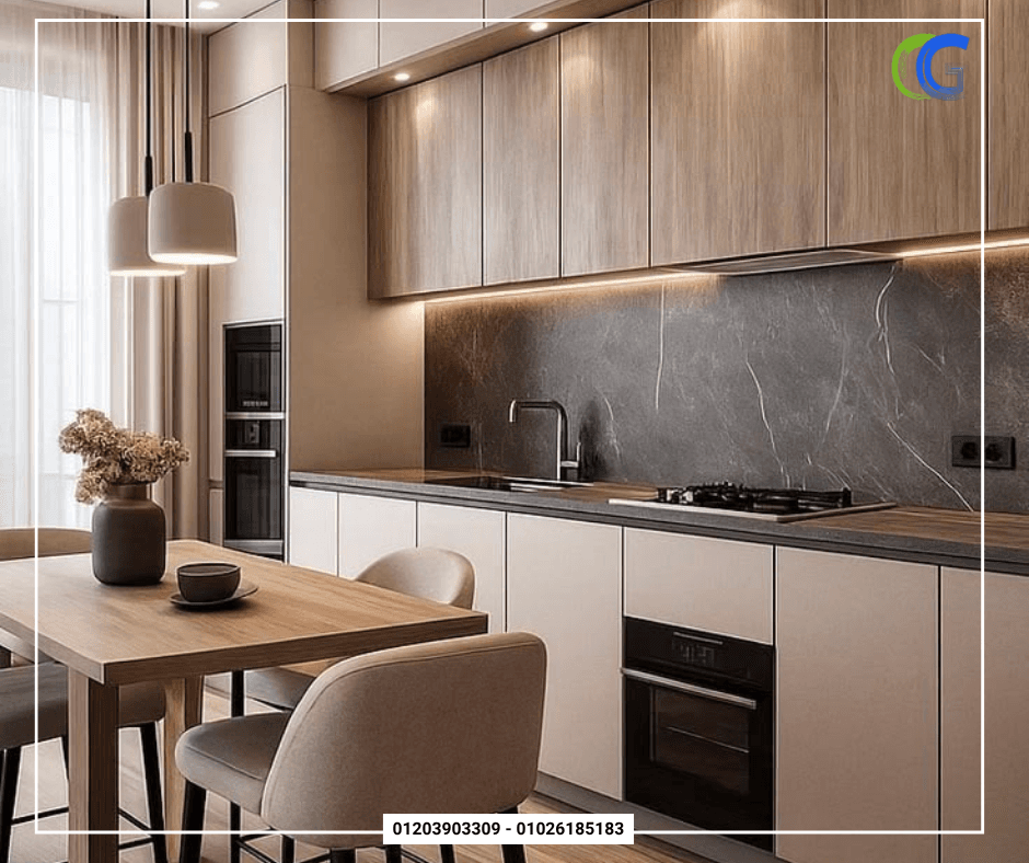 مطابخ خشبية - تصميم وتصنيع مخصص من كرييتيف جروب مصر